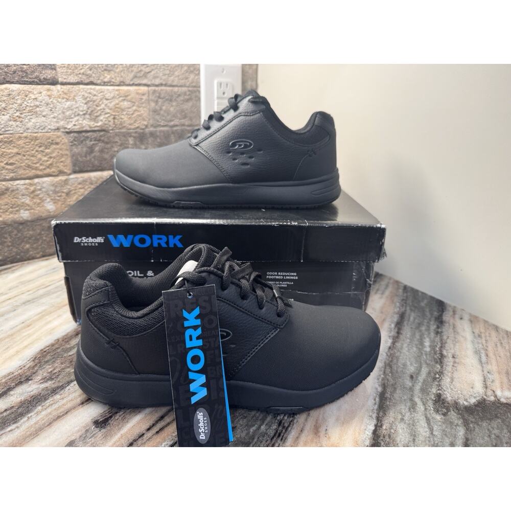 Dr. Scholl’s Intrepid Work Shoe Black Men’s Size 7